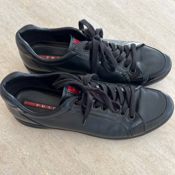 Black Prada sneakers Size 10.5 - Picture 2 of 5